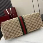 Super Vip 1:1 – Gucci Giglio Large Tote Bag GG Canvas Beige And Dark Brown 60Cm 853971 FAFFP 2547 - Image 5