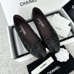 Chanel Ballerina Flats Black G26250 X01725 94305 - Image 5