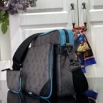 Super Vip 1:1 – Louis Vuitton Trio Messenger Monogram Eclipse Reverse Turquoise 25Cm M11648 - Image 2