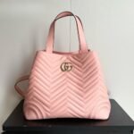 Gucci Betty Medium Tote Bag Pale Pink Matelasse 28Cm 847387 AAFA1 6823 - Image 3