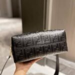 Fendi By The Way With FF Embroidery Black 27Cm - Image 4