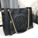 Gucci Soho Chain Tote Bag Black 38Cm 536196 A7M0G 1000 - Image 5
