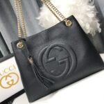 Gucci Soho Chain Tote Bag Black 38Cm 536196 A7M0G 1000 - Image 2