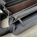 Gucci Ophidia Zip Around Wallet Black 19Cm 523154 96IWN 4076 - Image 6