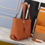 Louis Vuitton Low Key Cabas Bag Cognac Brown 35cm M25342 - Image 5