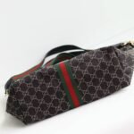 Super Vip 1:1 – Gucci Giglio Small Tote Bag GG Denim Black and White 25Cm 860845 FAFYU 1155 - Image 4