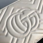 Gucci GG Marmont Small Shoulder Bag White 24cm ‎447632 DTD1T 9022 - Image 6