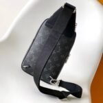 Louis Vuitton Avenue Slingbag Monogram Macassar Black 30Cm M47137 - Image 3