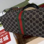 Super Vip 1:1 – Gucci Giglio Large Tote Bag GG Denim Black and White 60Cm 853971 FAFYU 1155 - Image 6