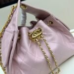 Chanel 25 Small Handbag Grained And Gold Tone Metal Pink 26Cm AS5293 B20304 NAGEO - Image 6
