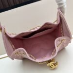 Chanel 25 Small Handbag Grained And Gold Tone Metal Pink 26Cm AS5293 B20304 NAGEO - Image 8