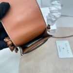 Celine Women Phone Pouch With Flap In Triomphe Canvas And Beige - Image 4