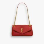 Saint Laurent Calypso Small In Red 27cm 734153AACQO6268