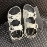 Chanel Dad Slingback Sandals 23P Camelia CC Logo - Image 6