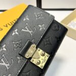 Louis Vuitton Sarah Wallet Monogram Empreinte Black 19Cm M82638 - Image 2