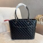 Chanel Cambon Line Medium Tote Bag In Black 28cm - Image 5