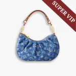 Super Vip 1:1 – Louis Vuitton Pochette Valley Blue Denim 21Cm M13571