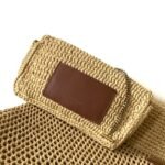 Super Vip 1:1 – Saint Laurent Icare In Raffia Natural 37cm 772191GAAEK2063 - Image 9