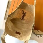 Super Vip 1:1 – Saint Laurent Icare In Raffia Natural 37cm 772191GAAEK2063 - Image 8