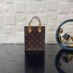 Super Vip 1:1 – Louis Vuitton Petit Sac Plat Bag Monogram Brown 17Cm M81295 - Image 3
