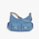 Chanel Large Hobo Bag Washed Denim And Gold Tone Metal Blue 31Cm AS5339 B19251 NG353