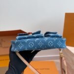 Louis Vuitton Pochette Accessoire Cargo Blue Denim 22cm M27602 - Image 5