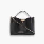 Valentino Garavani Rockstud Small Tote Bag Black 26cm