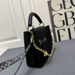 Louis Vuitton x Takashi Murakami Capucines BB Black 27Cm - Image 4