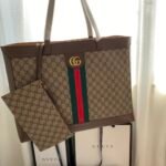Gucci Ophidia Soft GG Green Red Web Brown 44Cm 547947 9IK3T 8745 - Image 2