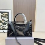 Balenciaga Le City Bag Mini In Black 24cm 8063952ABEK1000 - Image 2
