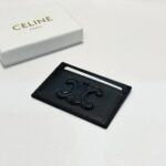 Celine Card Holder Black 9cm - Image 2