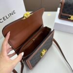 Celine Classique Triomphe Bag in Triomphe Canvas 22cm 191242BZ404LU - Image 8