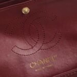 Chanel Classic Double Flap Handbag Burgundy 25cm A01112 B17625 NZG79 - Image 7