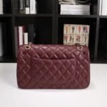 Chanel Classic Double Flap Handbag Burgundy 25cm A01112 B17625 NZG79 - Image 5