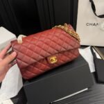 Chanel Classic Handbag Gradient Leather Brown 25cm A01112 B16859 NY562 - Image 3