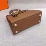 Hermes Sellier Kelly Handbag Brown 25cm - Image 4