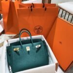 Hermes Birkin 25 Bag Togo Malachite 25cm - Image 2
