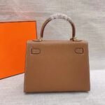 Hermes Sellier Kelly Handbag Brown 25cm - Image 3