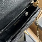 Chanel Small Flap Bag With Handle Black 20cm AS5166 B18184 94305 - Image 7