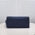 Chanel Deauville Shopping Tote Dark Blue 39cm - Image 4