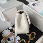 Chanel 23S Mini Flap Bag Camellia White 18cm - Image 5