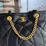 Chanel CC Shopping Bag Black 37cm - Image 5