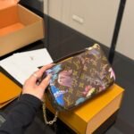 Louis Vuitton Pochette Accessoires Monogram Ebene 22cm M29148 - Image 6