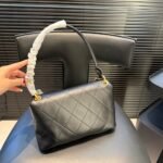 Chanel Large Flap Bag Gold Tone Hardware Black 25Cm - Image 6