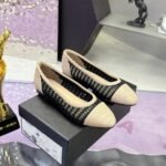 Chanel Ballet Flats Raffia Black G46352 B19806 NAFBB - Image 2
