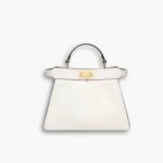 Fendi Peekaboo ISeeU Petite Bag White 20cm 8BN335ABVEF0QVL