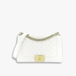 Chanel Boy Medium Handbag White 25cm