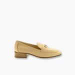 Chanel 20B Quilted Boy Lego Loafers Beige