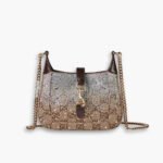 Gucci Jackie Notte Mini Bag Beige And Dark Brown 19Cm ‎‎‎782889 FAD1Z 2541