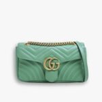 Gucci Marmont Bag Green 26 cm 443497 AABZC 3408